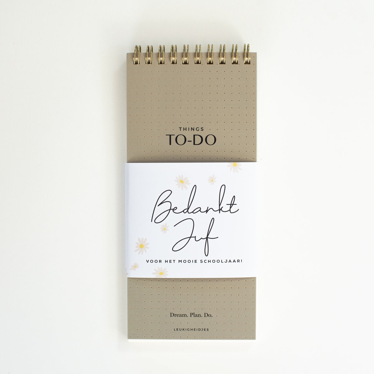 To-do lijstjes voor de juf . Een vrolijk notitieblok met ruimte voor taken, notities en herinneringen. Ideaal als origineel en praktisch cadeau voor juffendag of het einde van het schooljaar