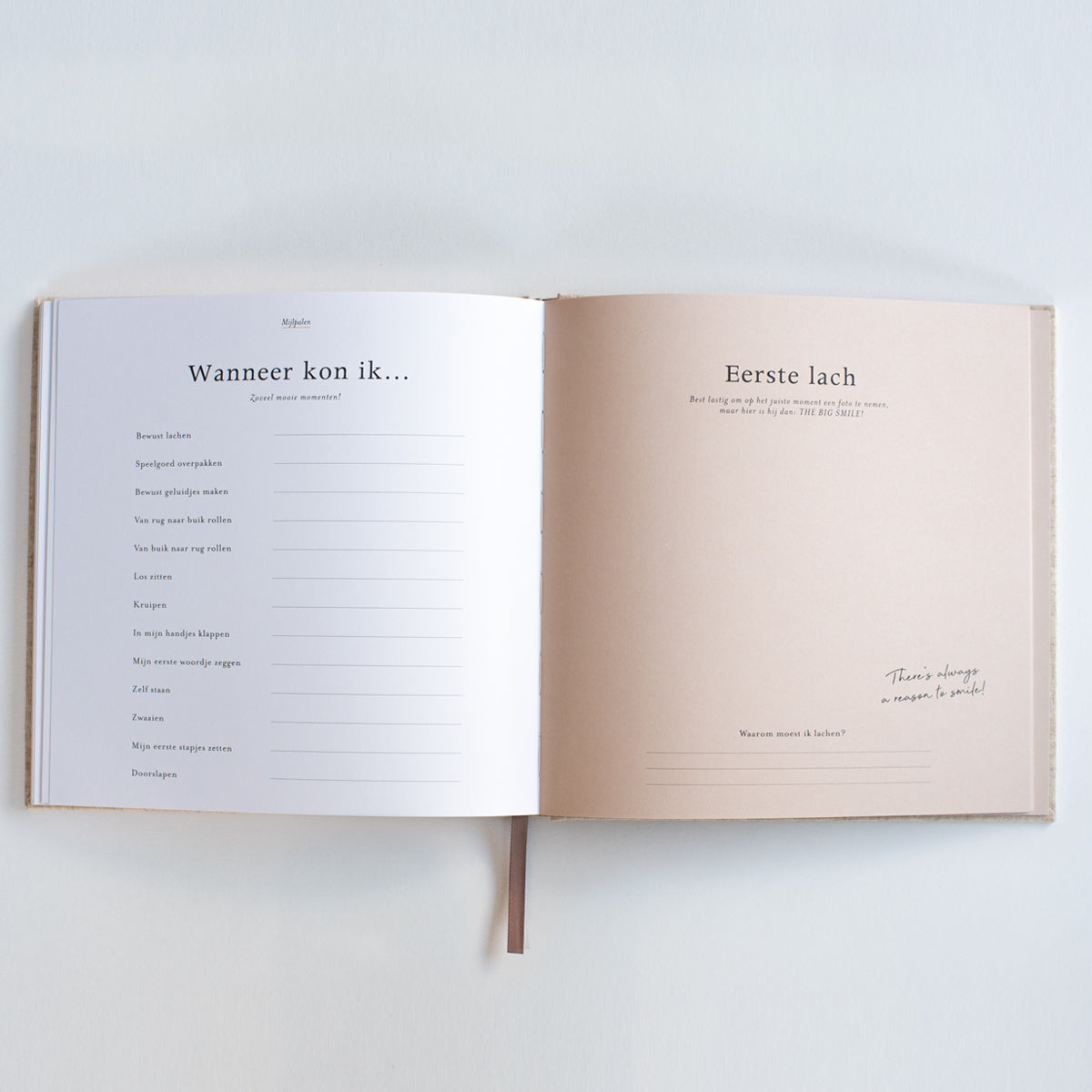 Eerste jaar invulboek