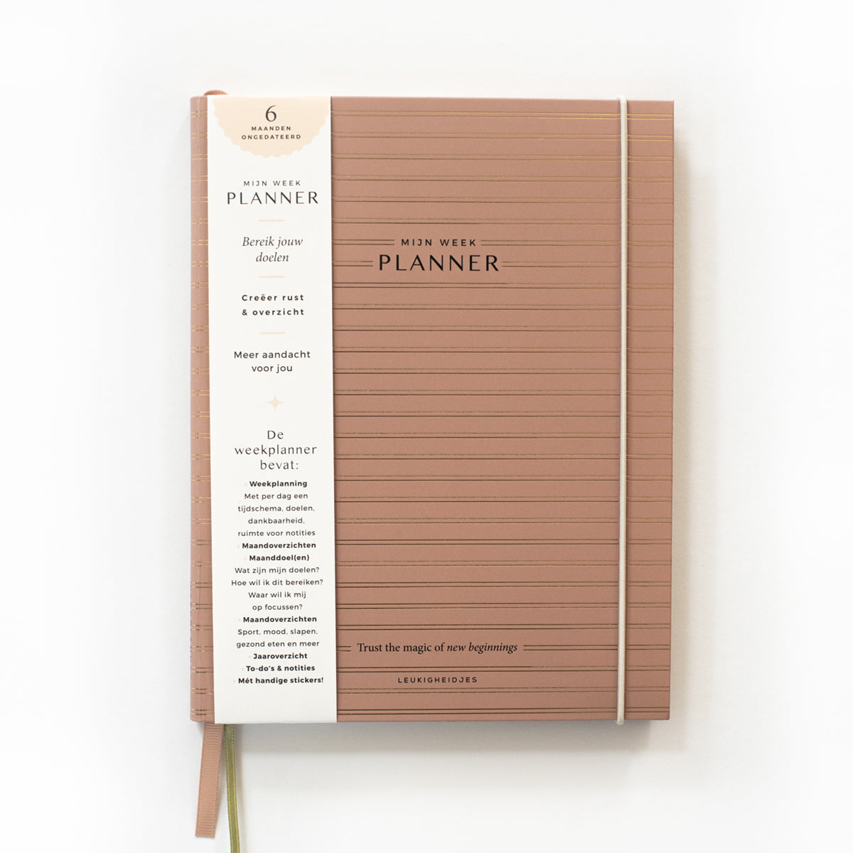 Weekplanner (zachtgroene cover)