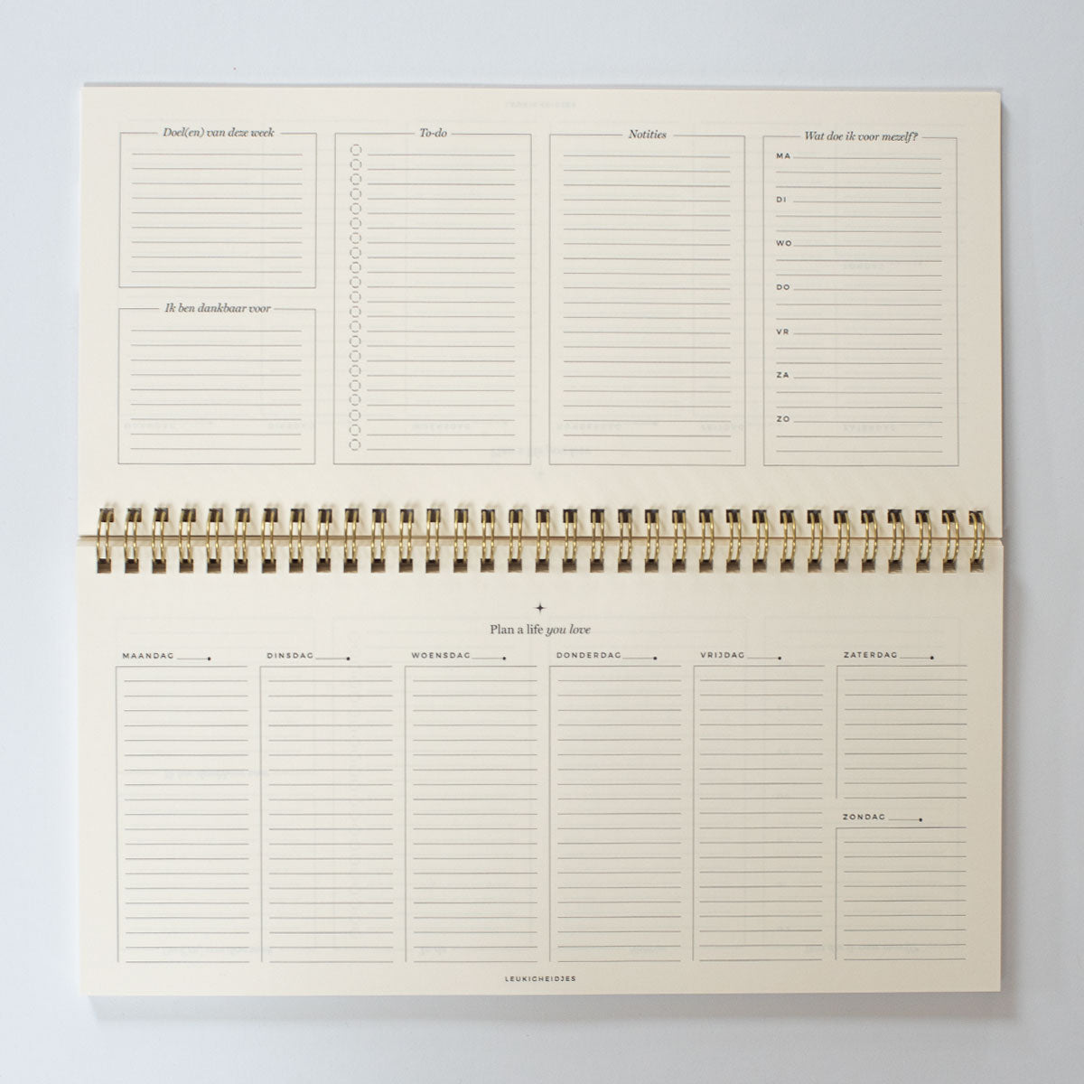 Desk planner