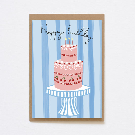 Wenskaart Happy Birthday A6