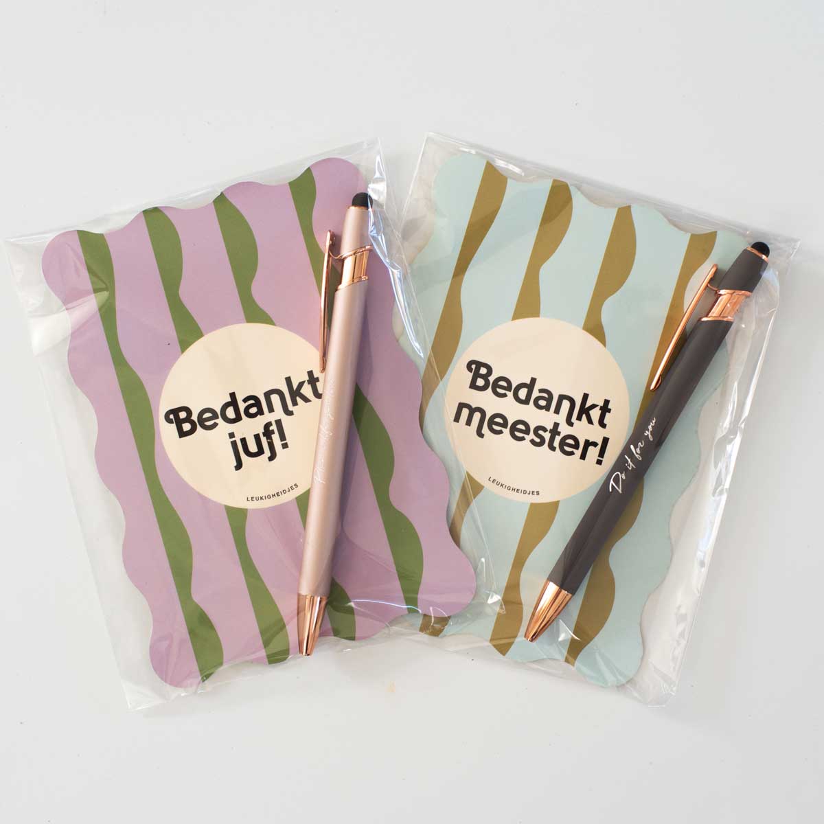 Bedankt juf - cadeautje