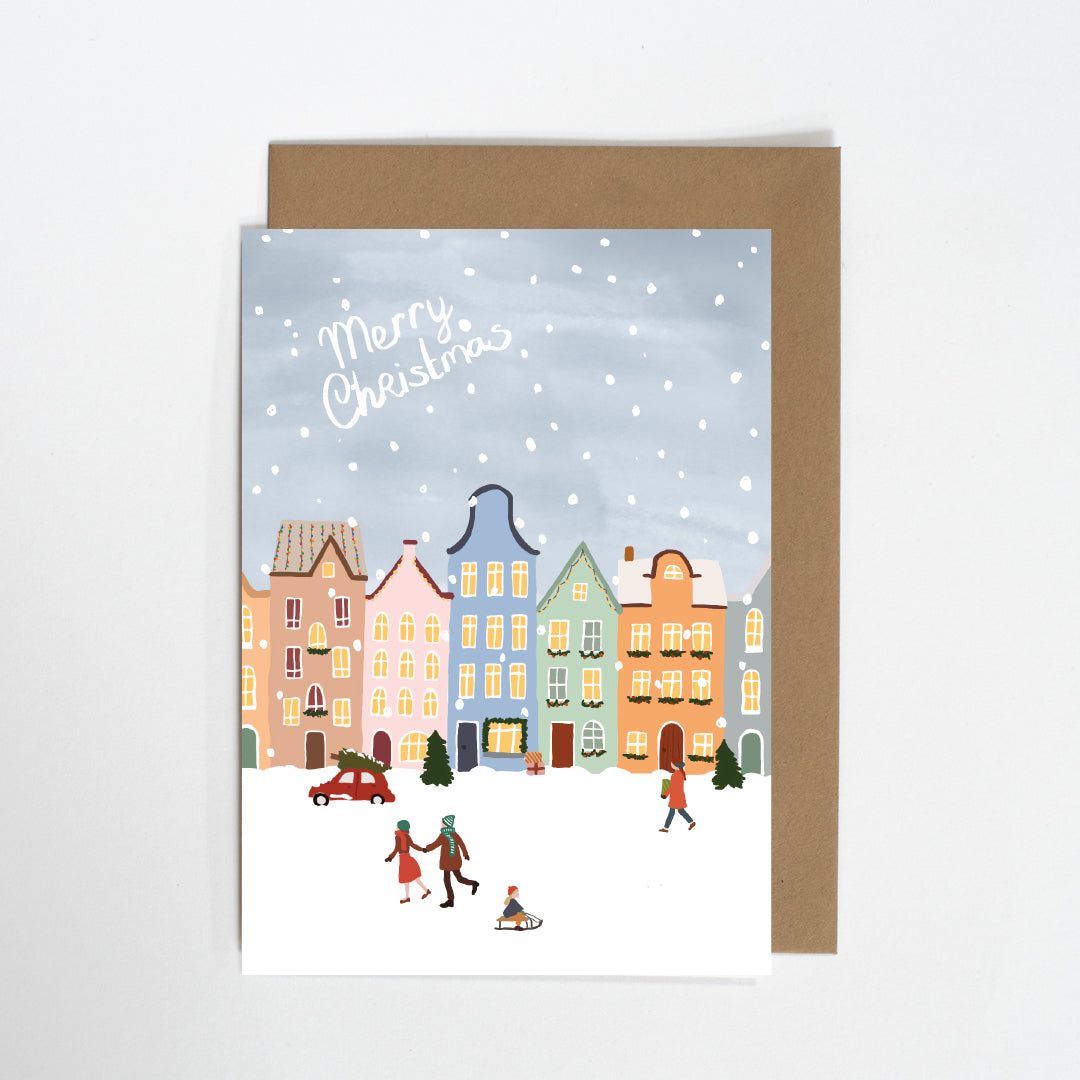 Set kerstkaarten (4 stuks)