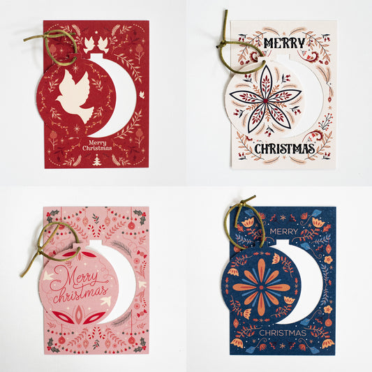 kerstkaarten set (8 stuks)
