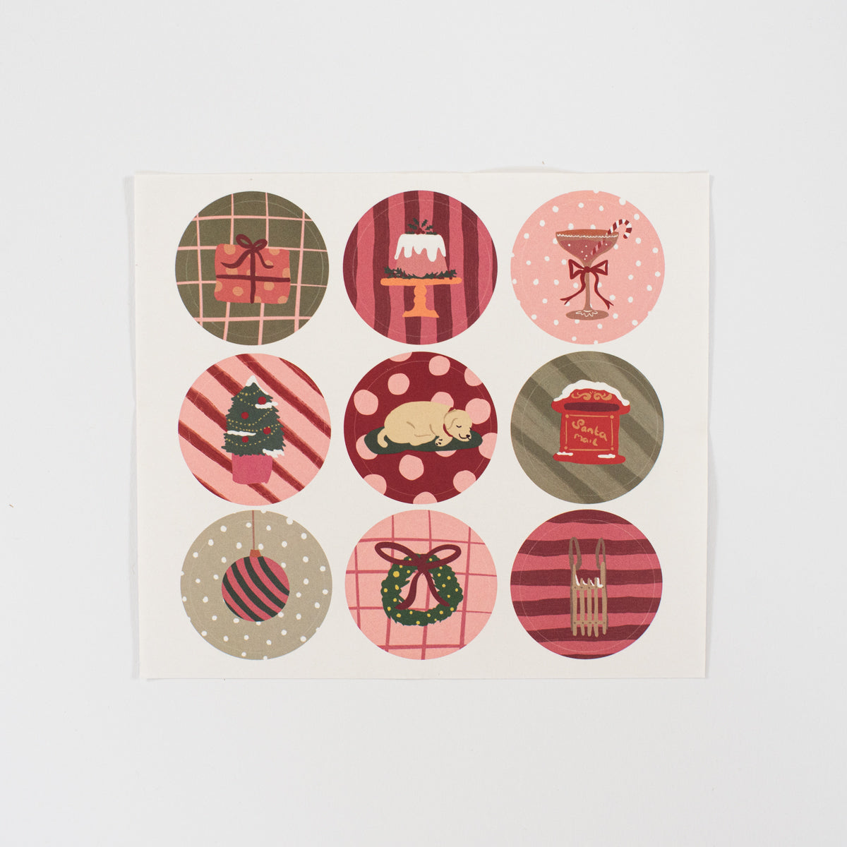 Kerststickers - La Vie est belle - Cozy Christmas