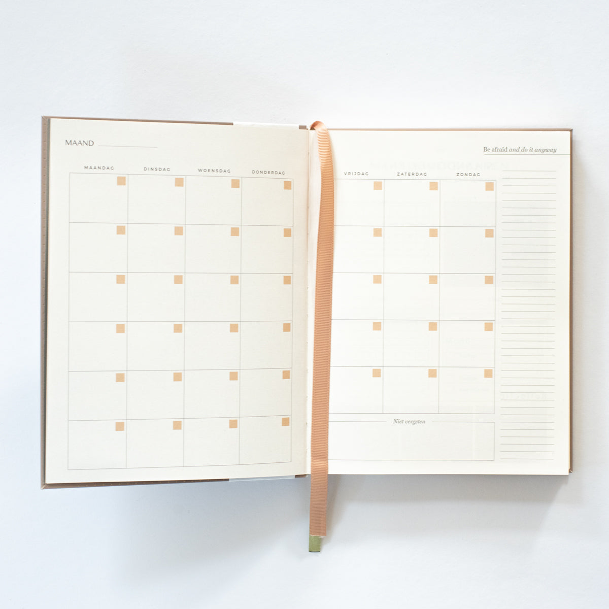 Dagplanner (Beige cover)