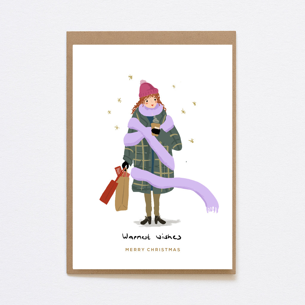 8 Kerstkaarten - Merry little moments