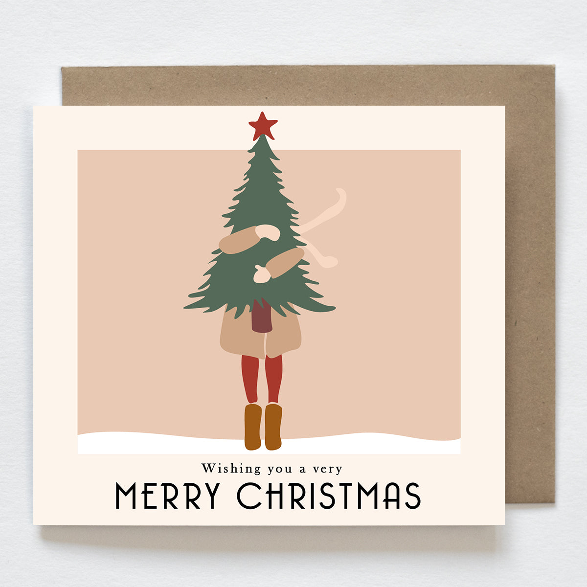 Nostalgische kerstkaarten (8 stuks)