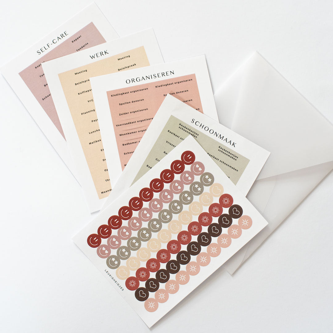 Sticker set - Organiseren