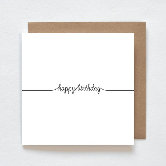 Kaart - happy birthday