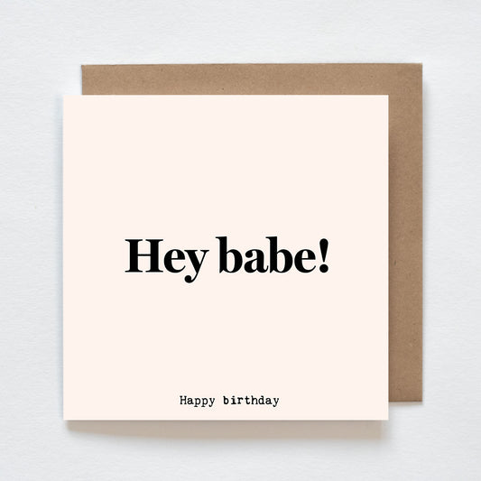 Kaart - Hey Babe