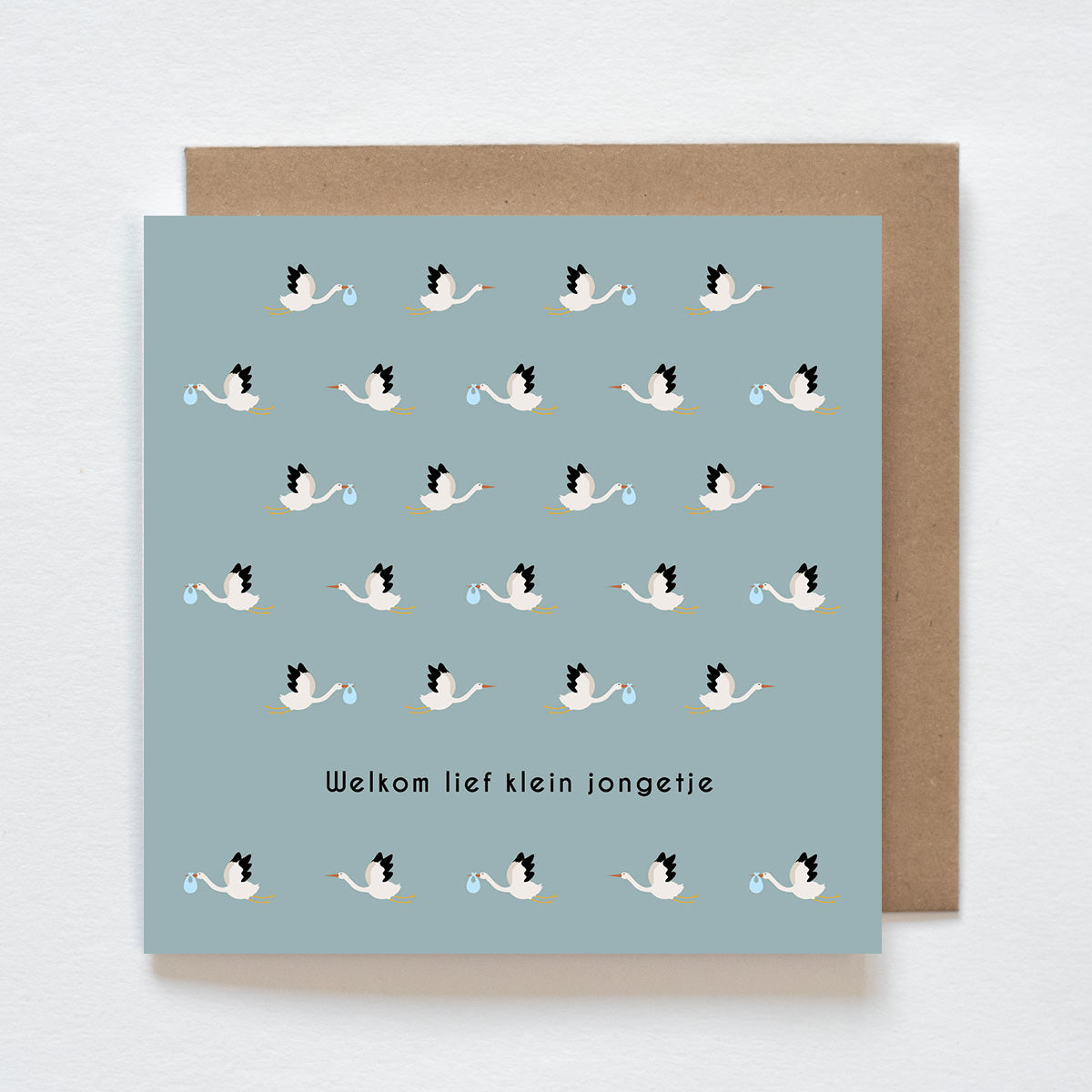 Kaart - welkom lief klein jongetje