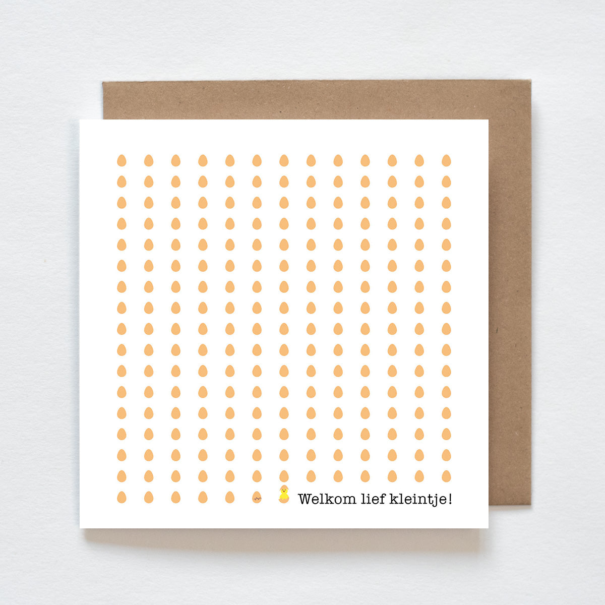 Kaart - Welkom lief kleintje