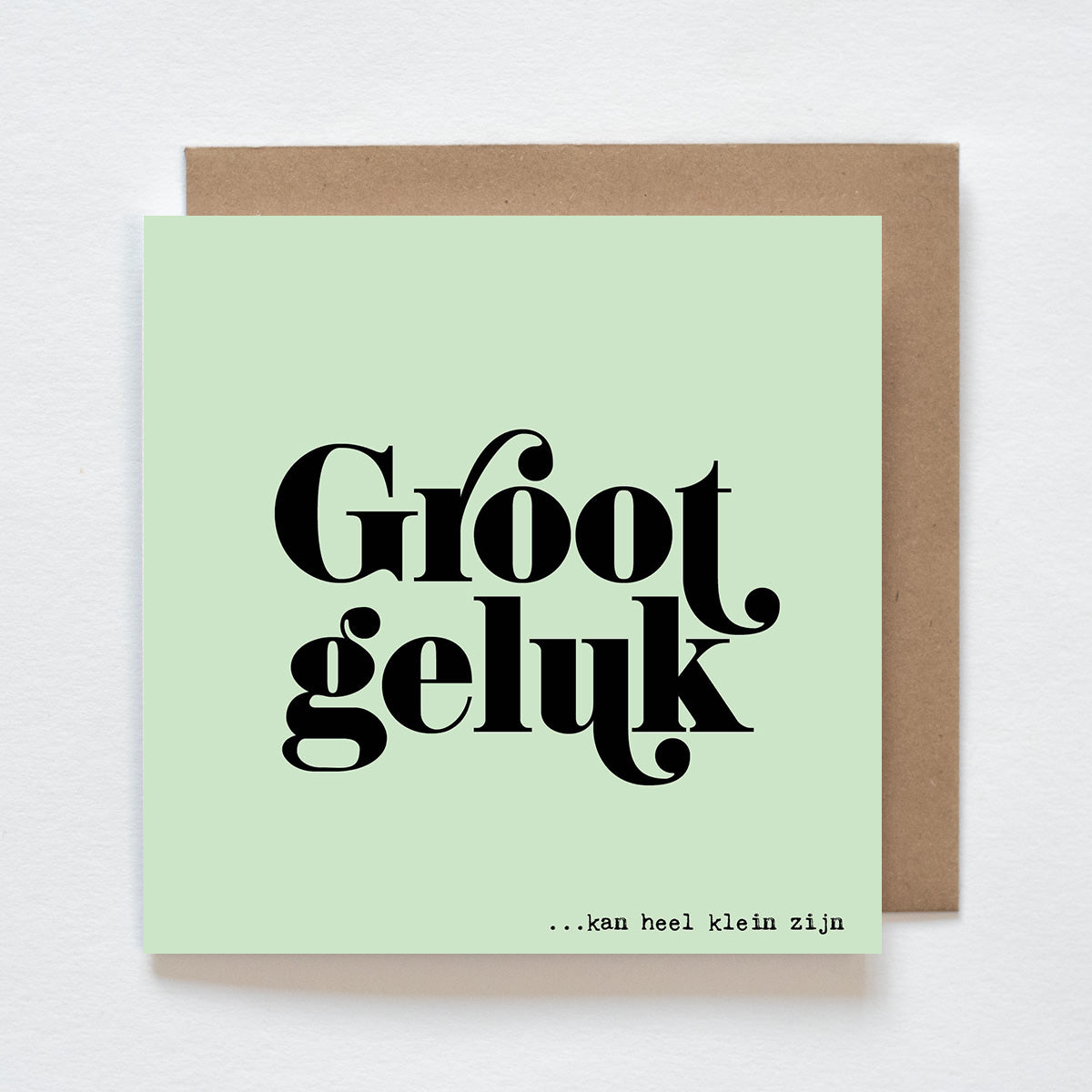 Kaart - Groot geluk kan heel klein zijn
