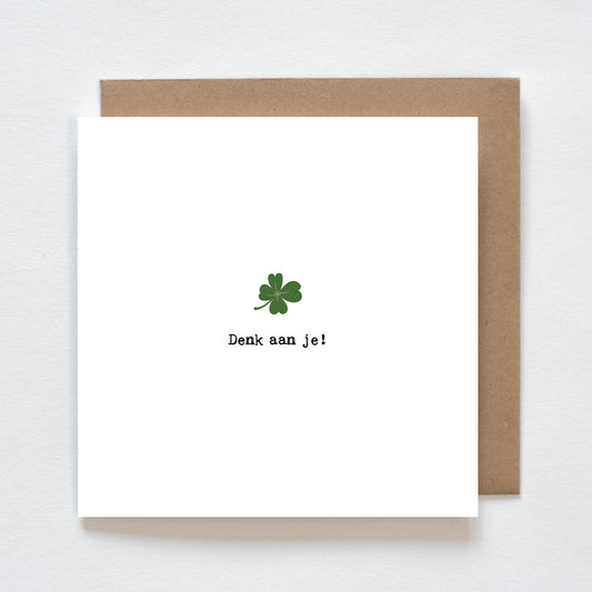 Kaart - denk aan je!