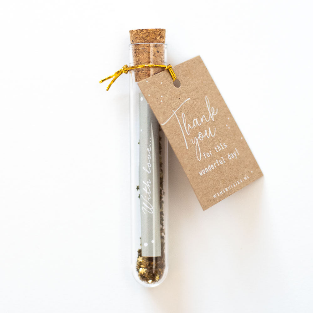 Bruiloft bedankje - Thank you for this wonderful day