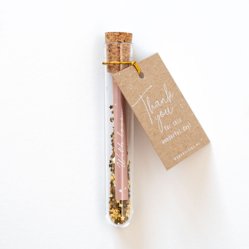 Bruiloft bedankje - Thank you for this wonderful day