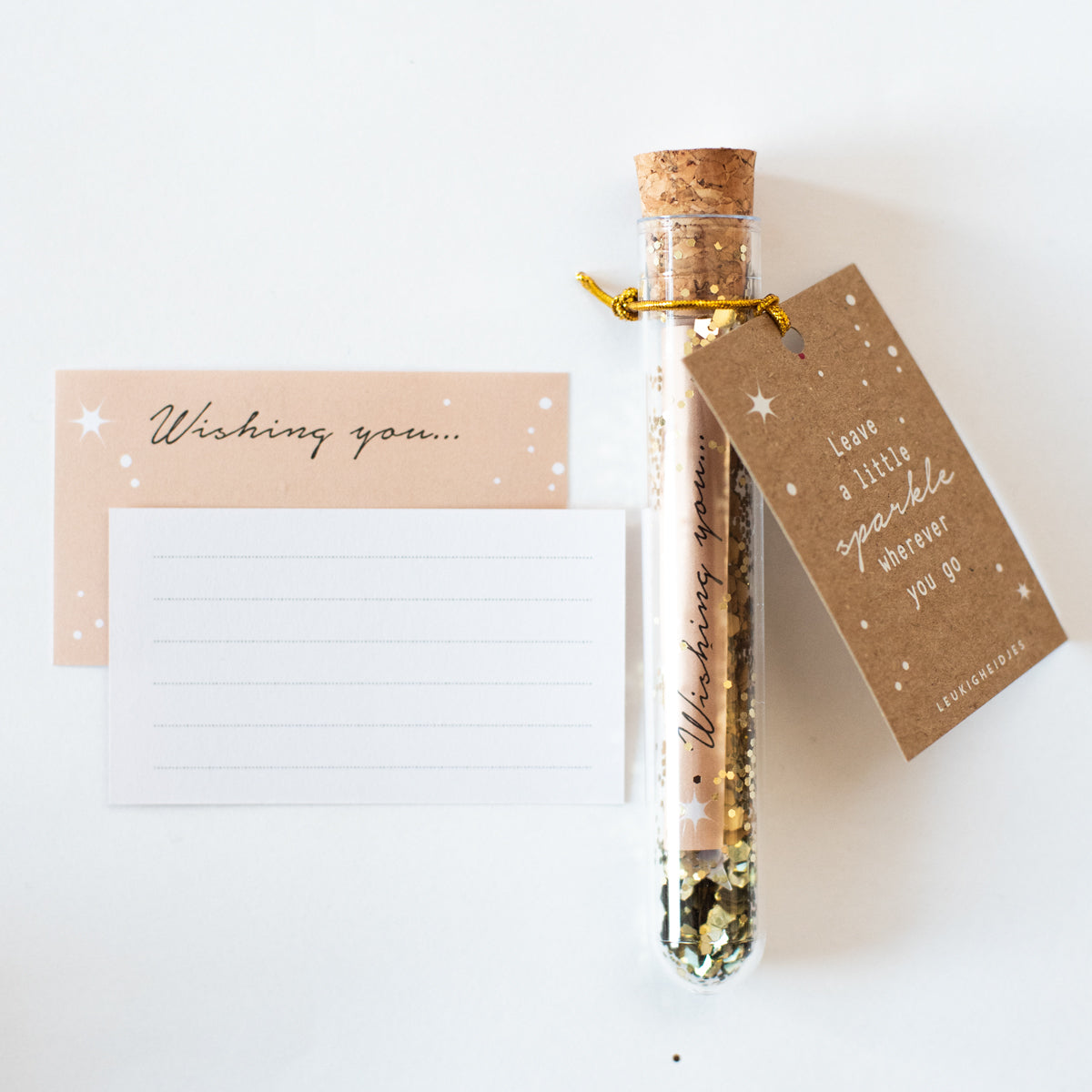 Kerst-wensbuisjes (per 4 stuks)