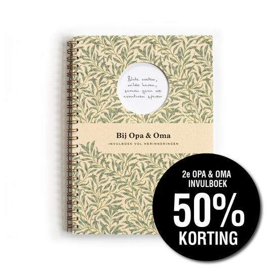 Bij Opa en Oma - invulboek vol herinneringen