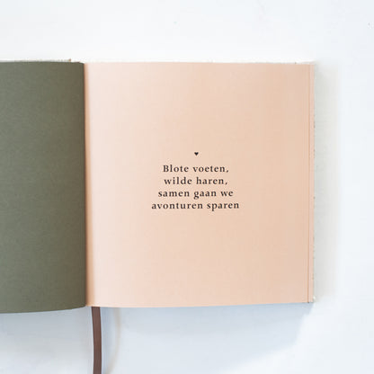 Opa en oma invulboek - linnen