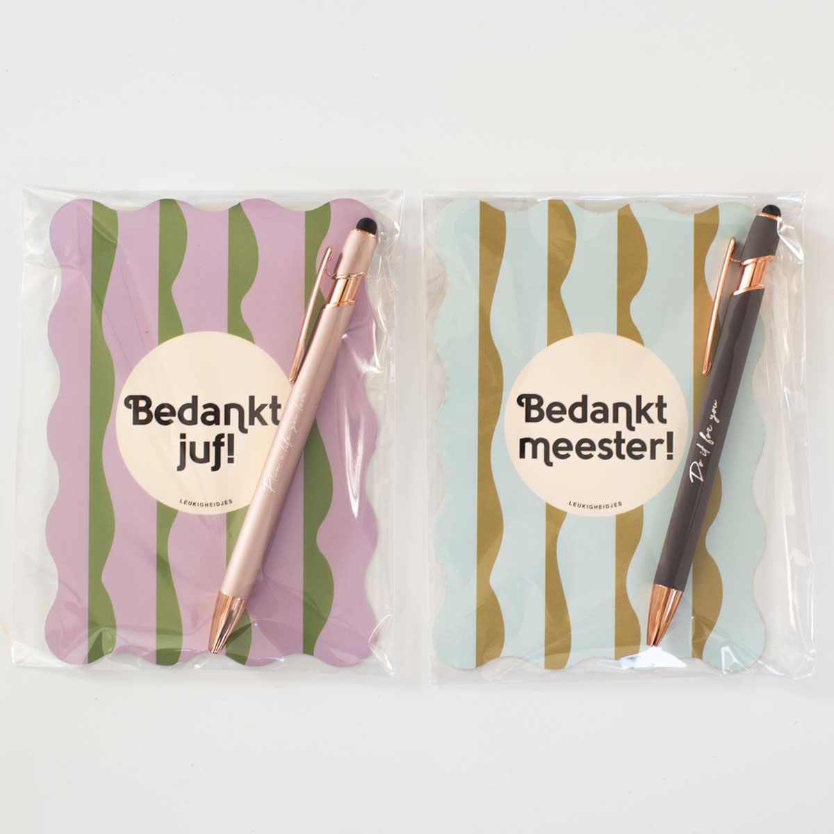 Bedankt juf - cadeautje