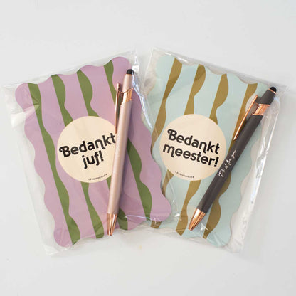 Bedankt juf - cadeautje
