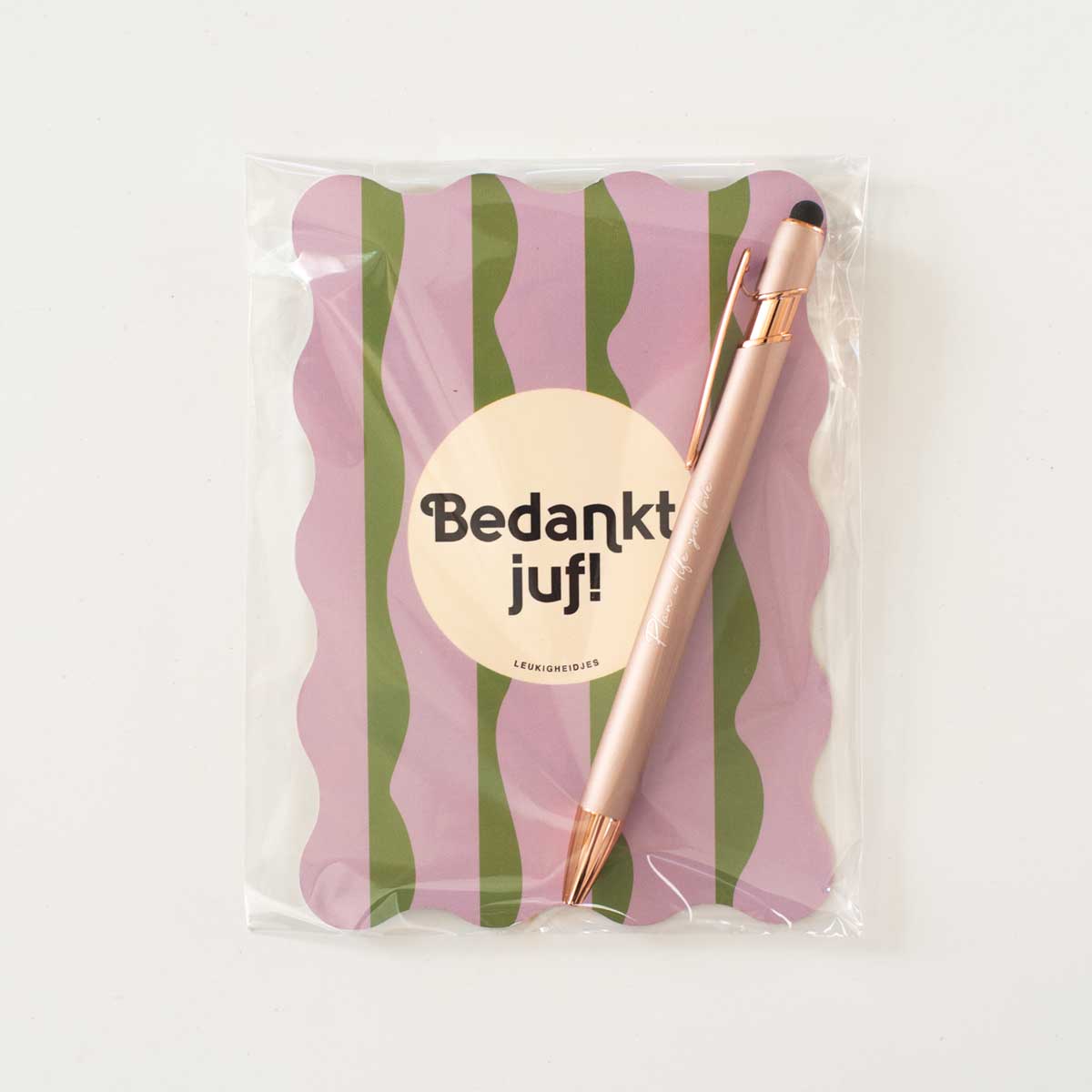 Bedankt juf - cadeautje