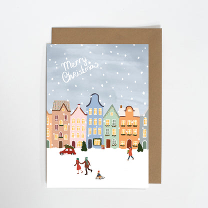 Set kerstkaarten (4 stuks)