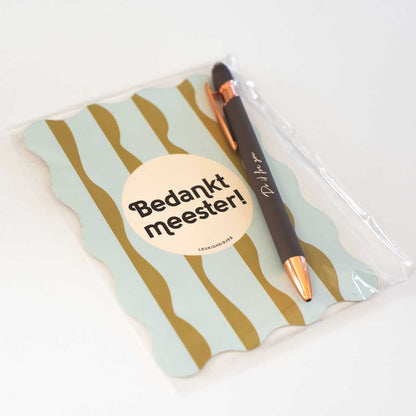 Bedankt meester - cadeautje