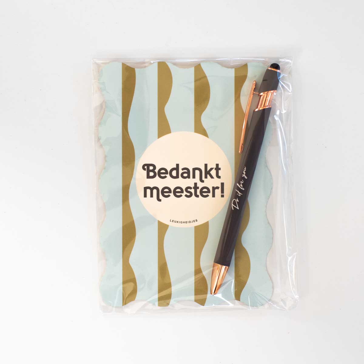 Bedankt meester - cadeautje