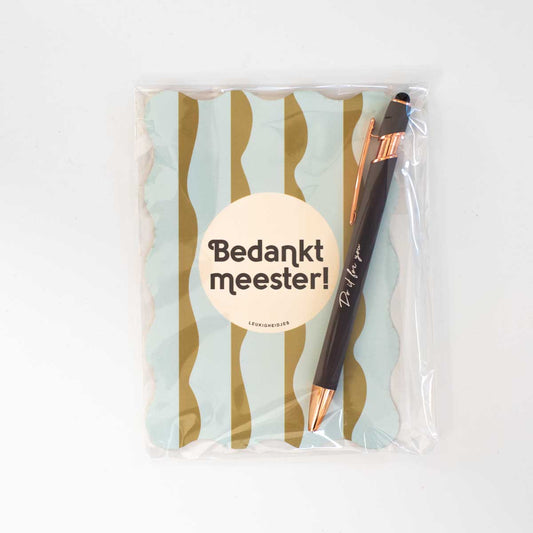 Bedankt meester - cadeautje