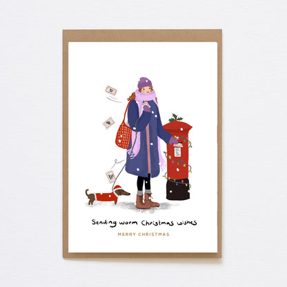 8 Kerstkaarten - Merry little moments