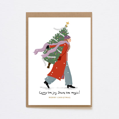 8 Kerstkaarten - Merry little moments
