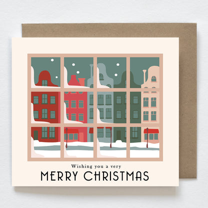 Nostalgische kerstkaarten (8 stuks)