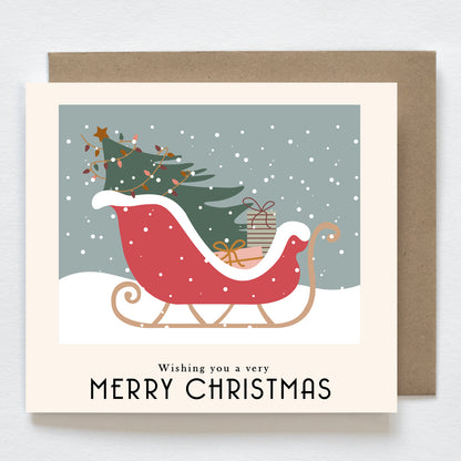 Nostalgische kerstkaarten (8 stuks)