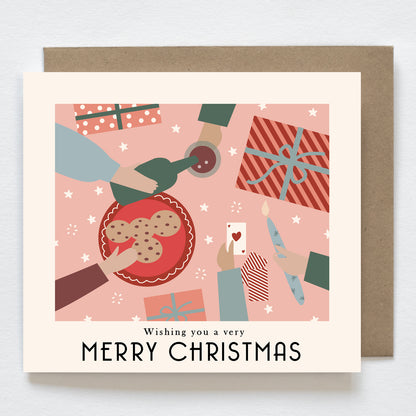 Nostalgische kerstkaarten (8 stuks)