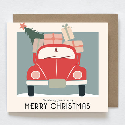 Nostalgische kerstkaarten (8 stuks)