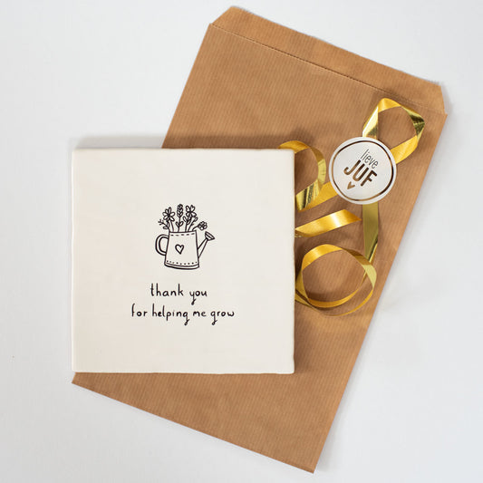 Juffen - Thank you tegel