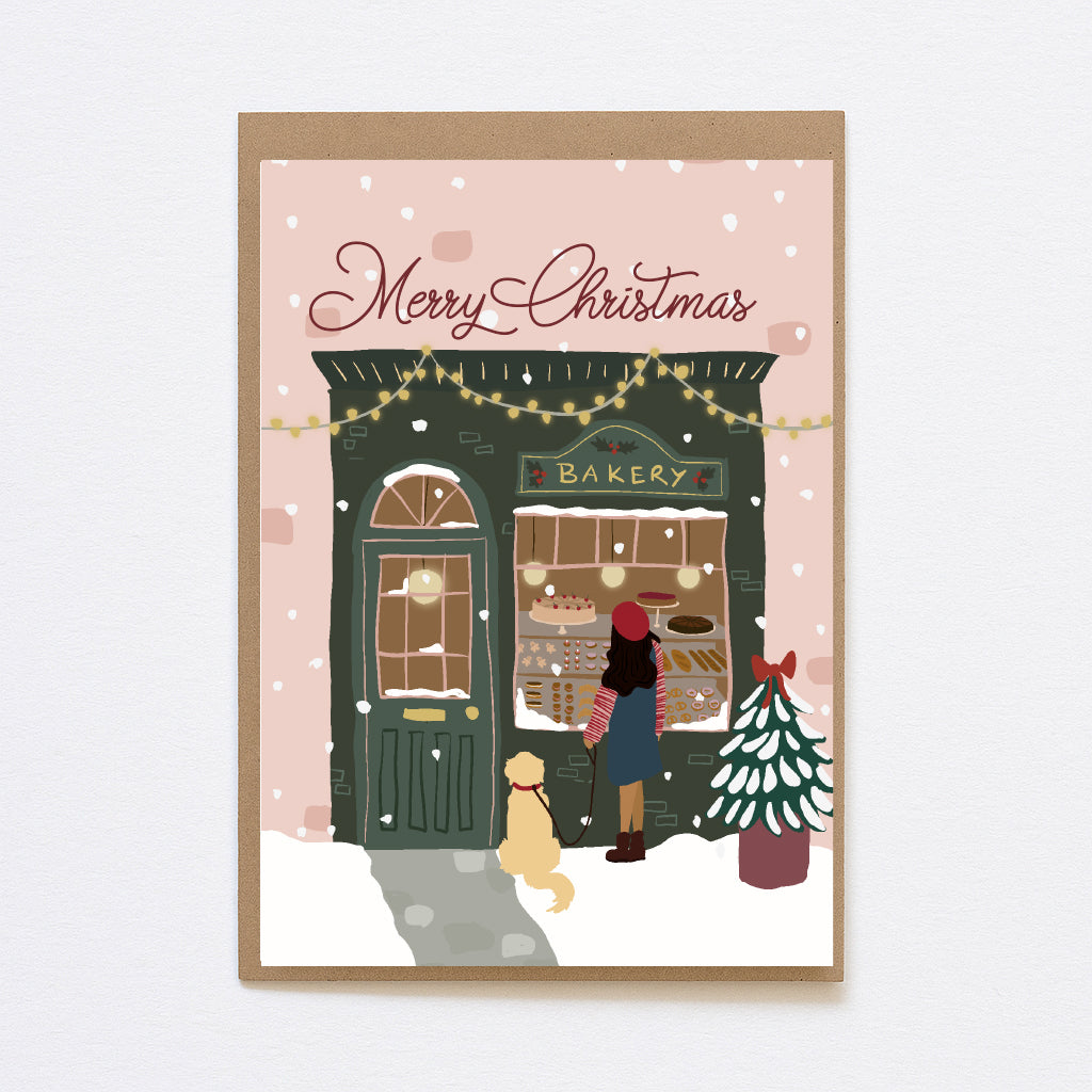 8 Kerstkaarten - Merry Little Shops