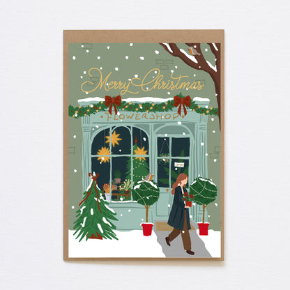 8 Kerstkaarten - Merry Little Shops