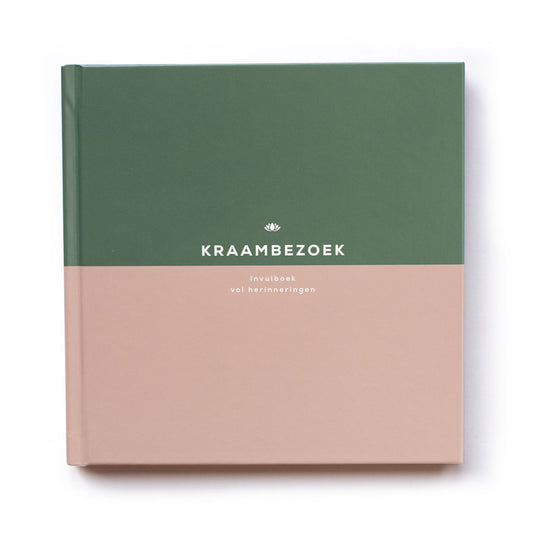 kraambezoekboek van leukigheidjes. Een invulboek vol herinneringen