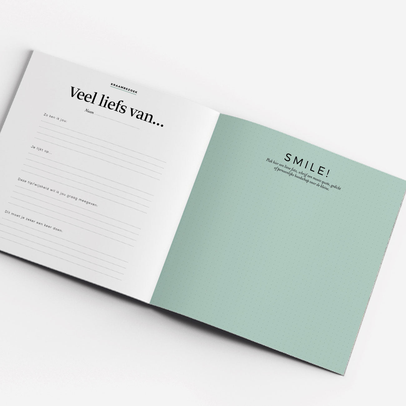 vragen in het kraambezoekboek van Leukigheidjes