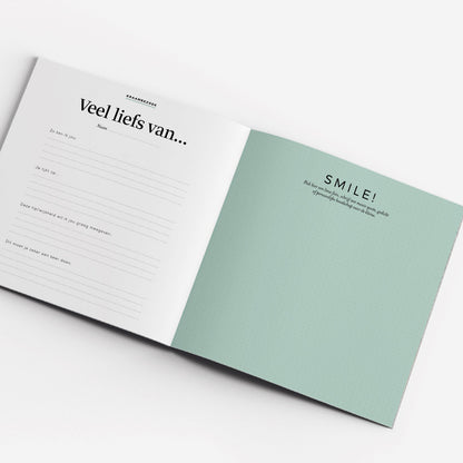 vragen in het kraambezoekboek van Leukigheidjes